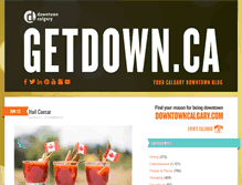 Tablet Screenshot of getdown.ca